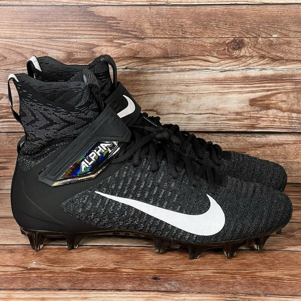 Nike Alpha Menace Elite 2 Flyknit Football Cleats AO3374-001 Men’s Sizes